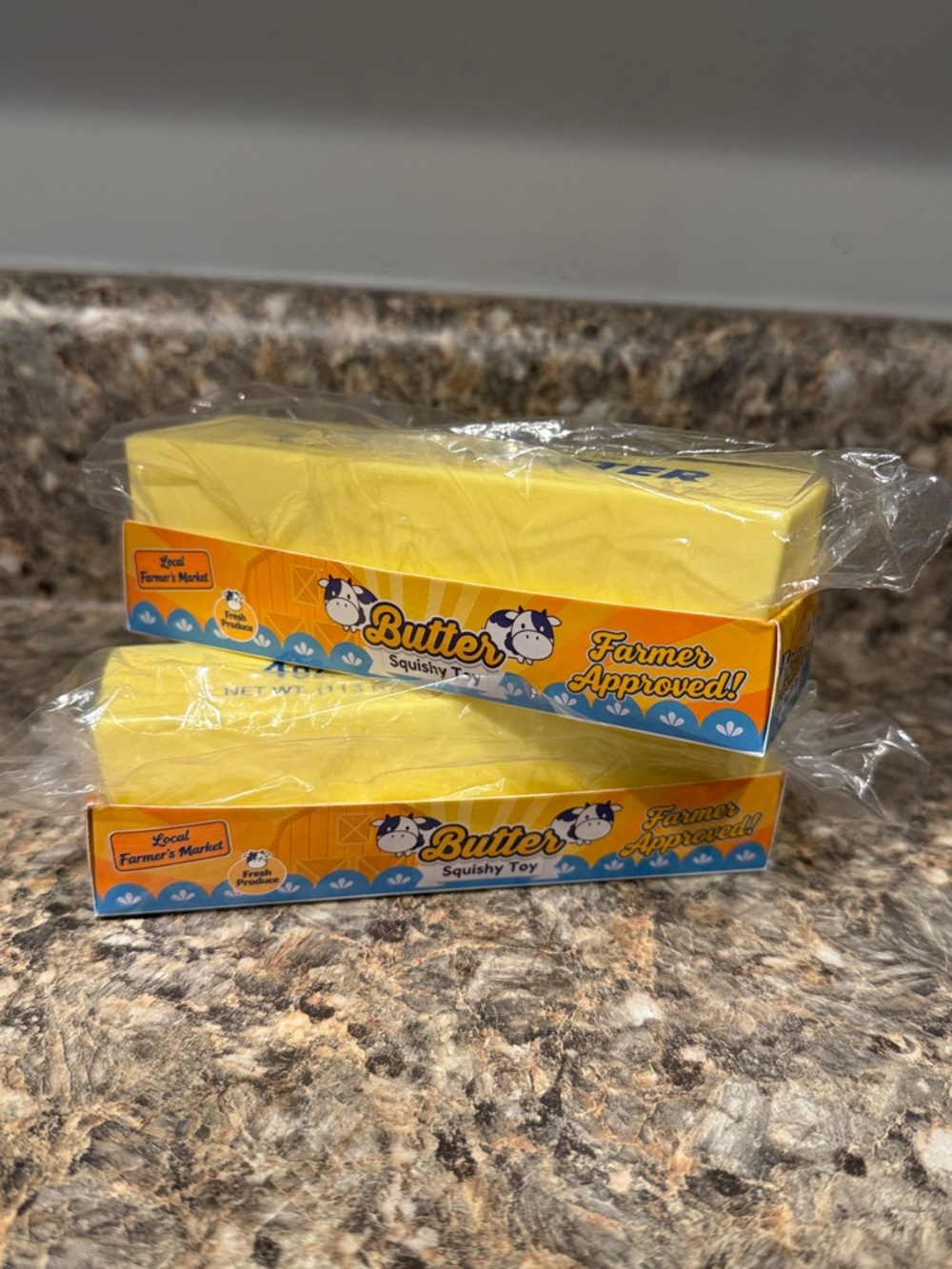 Set of 2 Butter Squishy Toy